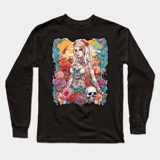 Zombie Anime Long Sleeve T-Shirt